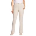 Plus Size Women's Freedom Waist Straight Leg Chino by Woman Within in Natural Khaki (Size 24 W)