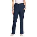 Plus Size Women's Freedom Waist Straight Leg Chino by Woman Within in Navy (Size 16 W)