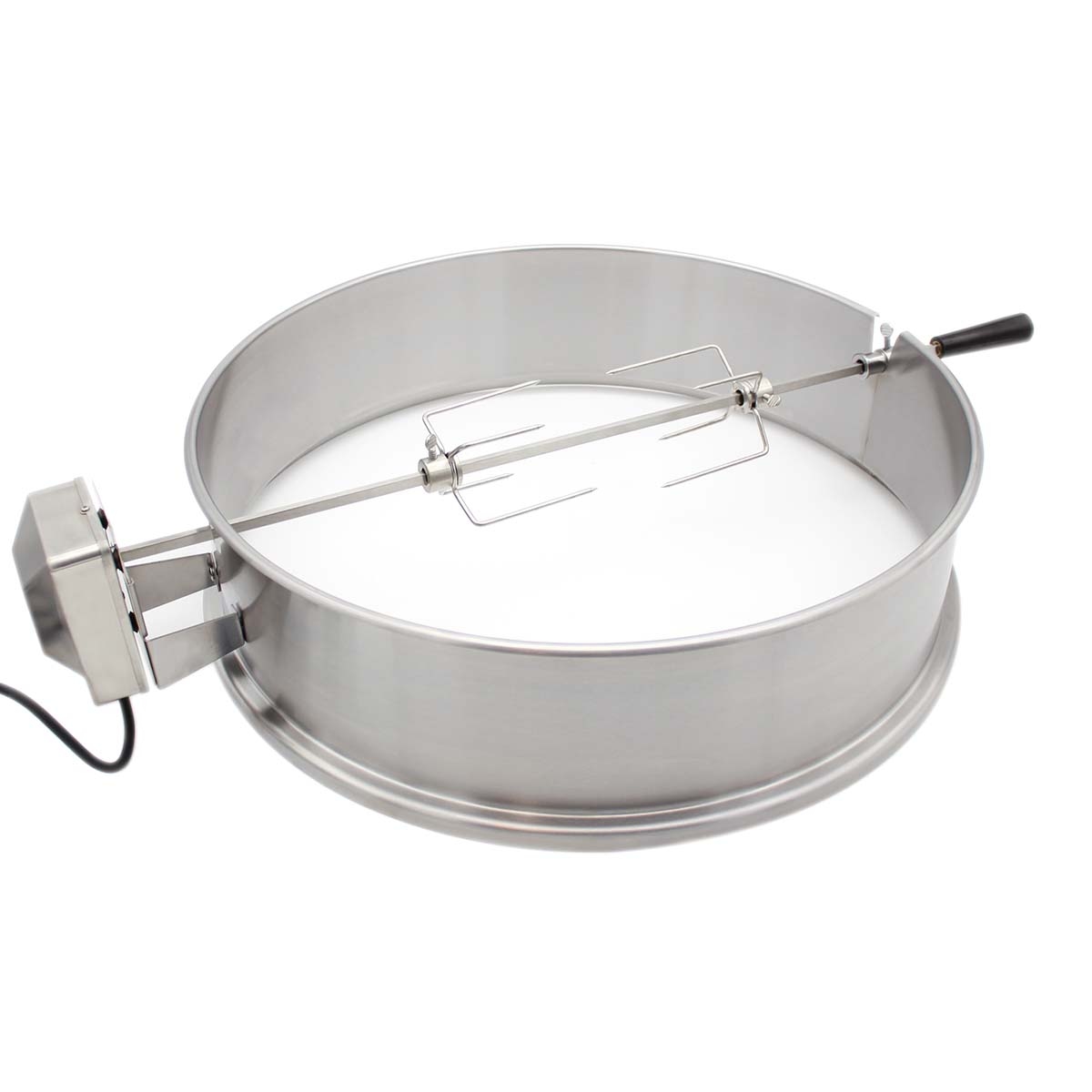 SANTOS BBQ Premium Grillspieß Drehspieß Set für Kugelgrill (Ø 57 cm) Edelstahl Image