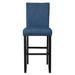 Red Barrel Studio® Rockleigh Fabric Side Chair Wood/Upholstered in Blue | 44 H x 18.5 W x 22 D in | Wayfair 9D27190464954C5E8377BB90CB70DFB5