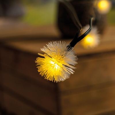 Solar Deko-Lichterkette mit 30 Pusteblumen Blumen wetterfest 102185 - Esotec Image