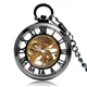 Montre de poche classique pour hommes et femmes remontage à la main tendance pendentif Steampunk