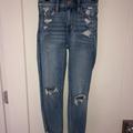 American Eagle Outfitters Jeans | American Eagle Next Level Stretch Hi-Rise Jegging Crop Jeans Sz 00 Short Nwot | Color: Blue | Size: 00