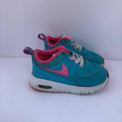 Nike Shoes | Nike Baby Sneakers 4c Teal Pink Girls | Color: Green/Pink | Size: 4bb