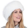 Kunstfell-Stirnband für Frauen - Pelziger Winter Russischer Ohrwärmer für kaltes Wetter - Flauschig Warm Fleece Gefüttert Stretch Ohrenschützer