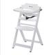 Bebeconfort Timba Evolutive Wooden Highchair, 6 Months - 10 Years, Up to 30 kg, Baby High Chair, Removable Tray, Adjustable Seat & Footrest, 3-point Safety Harness, White