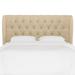 Birch Lane™ Tomey Wingback Headboard Upholstered/Linen | 55 H x 13 D in | Wayfair 7B00C2441ED8435ABB1D56B5FF70B432