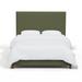 Birch Lane™ Cholet Upholstered Low Profile Standard Bed Polyester in Green/Black | 56 H x 81 W x 81 D in | Wayfair 49362773B7F046EF80EEF8A36ACD7789