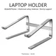Support de Table Portable en aluminium pour ordinateur portable refroidisseur Portable support
