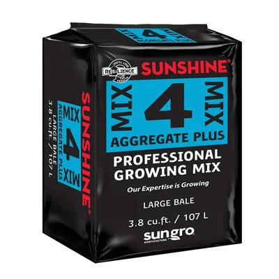 SunGro SUGRMIX4 Sunshine Mix #4 Compressed Professional Growing Mix, 3.8 Cu Ft - 83.5