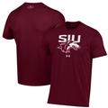 Men's Under Armour Maroon Southern Illinois Salukis Primary Performance T-Shirt