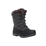 Wide Width Women's Lumi Tall Lace Waterproof Boot by Propet in Grey (Size 9 W)