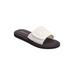 Wide Width Women's The Palmer Sandal By Comfortview by Comfortview in White (Size 8 W)