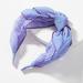 Anthropologie Accessories | Anthropologie Quincy Knotted Headband - Blue/Pink Stripe | Color: Blue/Pink | Size: Os