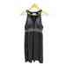 Anthropologie Dresses | Anthropologie Thml Dress Embroidered Striped Sleeveless V-Neck S | Color: Black/White | Size: S