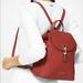 Michael Kors Bags | Michael Kors Raven Md Leather Backpack Terracotta/Gold | Color: Orange/Red | Size: Os