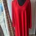 Lularoe Dresses | Lularoe Red Dress 2x | Color: Red | Size: 2x