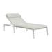 Bernhardt Positano 78.25" Long Single Chaise w/ Cushions Metal in Gray | 15.5 H x 25 W x 78.25 D in | Outdoor Furniture | Wayfair O2289_6032-002