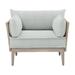 Bernhardt Catalonia Patio Chair w/ Cushions, Wicker in Gray | 26 H x 38 W x 31.5 D in | Wayfair O1502_6032-010