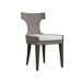 Bernhardt Sarasota Patio Dining Side Chair w/ Cushion, Wicker in Gray/Orange | 39.38 H x 21.75 W x 25.06 D in | Wayfair X01543X_6016-000