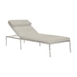 Bernhardt Positano 78.25" Long Single Chaise w/ Cushions Metal in Gray | 15.5 H x 25 W x 78.25 D in | Outdoor Furniture | Wayfair O2289_6025-012