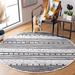 Black/White 72 x 0.28 in Indoor Area Rug - Longshore Tides Martigues Striped Flatweave Cotton Black/Ivory Area Rug Cotton | 72 W x 0.28 D in | Wayfair