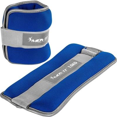 Movit® Gewichtsmanschetten - 1,5 kg, Verstellbar, für Arme und Beine, mit Klettverschluss, aus