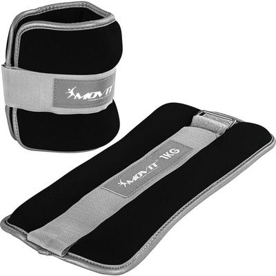 Movit® Gewichtsmanschetten - 1 kg, Verstellbar, für Arme und Beine, mit Klettverschluss, aus