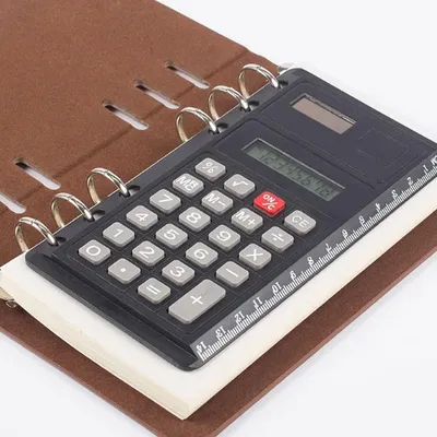 Cahier d'ordinateur multifonctionnel facile à transporter classeur créatif calculatrice peut être