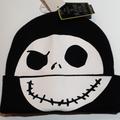 Disney Accessories | Disney Jack Skellington Unisex Beanie Hat | Color: Black/White | Size: Os