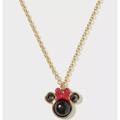 Kate Spade Jewelry | Kate Spade Disney Minnie Mouse Gold Mini Pendant Necklace Jewelry | Color: Black/Gold | Size: Os