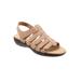 Extra Wide Width Women's Tiki Sandal by Trotters in Sand (Size 8 1/2 WW)