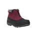 Women's Lumi Ankle Zip Wateproof Bootie by Propet in Berry (Size 7 X(2E))