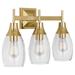 Robert Abbey Grace 3 - Light Plug-In Armed Sconce Glass/Metal in Yellow | 13 H x 21 W x 6.5 D in | Wayfair 486