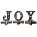 Northlight Seasonal Set of 3 Silver LED Lighted "JOY" Christmas Stocking Holder 6.5" in Gray | 6.5 H x 5 W in | Wayfair NORTHLIGHT WY92557