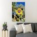 Gracie Oaks Yellow Sunflower In Bloom During Daytime 21 - 1 Piece Rectangle Graphic Art Print On Wrapped Canvas in Blue/Green/Yellow | Wayfair