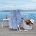 Linum Home Textiles 100% Turkish Cotton Sea Breeze Horoscope Pestemal Beach Towel Turkish Cotton | Wayfair SBR50-00-PISCES