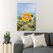 Gracie Oaks Yellow Sunflower In Bloom During Daytime 26 - 1 Piece Rectangle Graphic Art Print On Wrapped Canvas in Blue/Green/Yellow | Wayfair