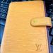 Louis Vuitton Other | Authentic Louis Vuitton Epi Yellow Agenda Planner In Good Condition. | Color: Yellow | Size: Os