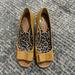 Jessica Simpson Shoes | Jessica Simpson Open Toe Pumps | Color: Tan | Size: 9