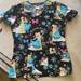 Disney Tops | Disney Frozen Scrub Top | Color: Black/Blue | Size: S