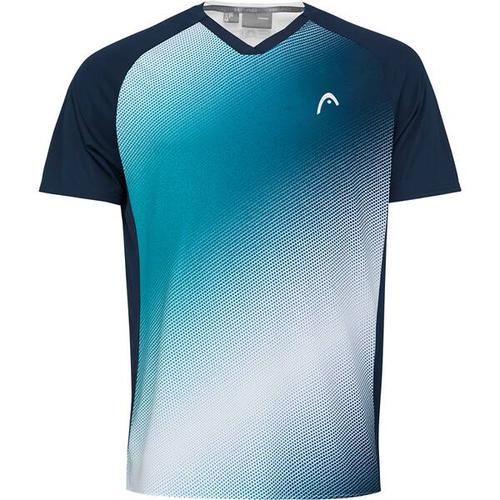 HEAD Kinder Shirt TOPSPIN T-Shirt Boys, Größe 128 in Blau