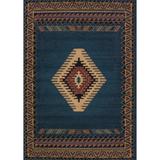 Manhattan Tuscan Area Rug by United Weavers of America in Blue (Size 1'11"X 7'4")