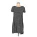 H&M Casual Dress - DropWaist: Black Chevron/Herringbone Dresses - Women's Size 6