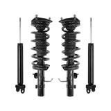 2004-2006 Infiniti G35 Front and Rear Suspension Strut and Shock Absorber Assembly Kit - Unity 4-11435-255110-001