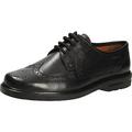 Sioux Pacco-XXL 28446, Herren Schnürhalbschuhe, Schwarz (schwarz), 45 EU (10.5 UK)