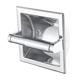 Top Taste Chrome Recessed Toilet Paper Holder Wall Toilet Paper Holder，Recessed Tissue Roll Dispenser for Bathroom- Recessed Toilet Tissue Holder Includes Rear Mounting Brack