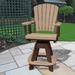 OS Home and Office Model Counter Height Swivel Arm Chair in Cedar on a Tudor Brown Base - N/A