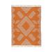 4x6 Hand Woven Outdoor Rug, Papaya by National Tree Company - 6 ft