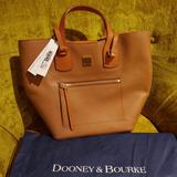 Dooney & Bourke Bags | Dooney & Bourke Pebbled Leather Jenny Bag In Saddle Brown Shoulder Bag Satchel | Color: Brown/Tan | Size: Os